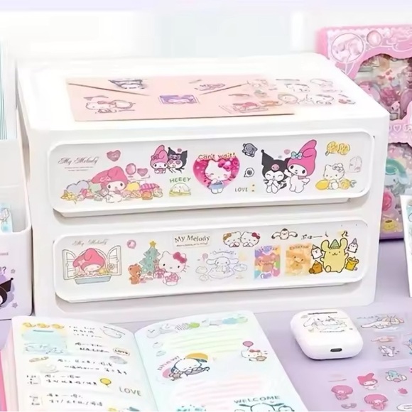 Sticker Cinnamoroll/Kuromi/Pompompurin/My MelodyWaterproof Stationery Sticker - Picture 7 of 7